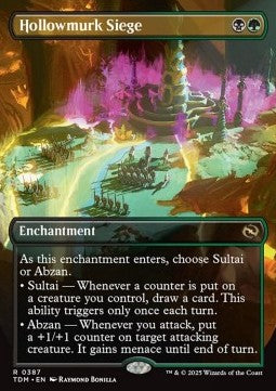 Hollowmurk Siege - Tarkir: Dragonstorm: Extras (Rare) [XTDM-387]