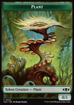 Plant Token (G 0/1) // Goat Token (W 1/1) - Tarkir: Dragonstorm: Tokens (Token) [TTDM-CT 24/4]