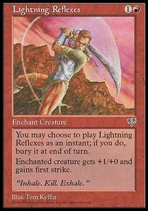 Lightning Reflexes⁣ - Mirage⁣ (Common)