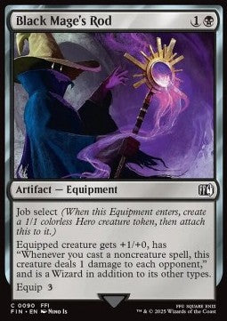 Black Mage's Rod⁣ - Magic: The Gathering - FINAL FANTASY⁣ (Common)⁣ [90]