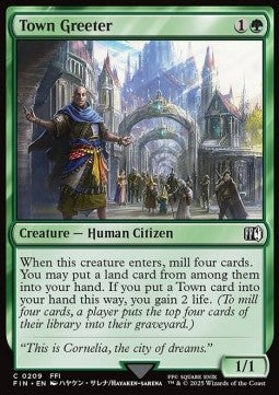 Town Greeter⁣ - Magic: The Gathering - FINAL FANTASY⁣ (Common)⁣ [209]