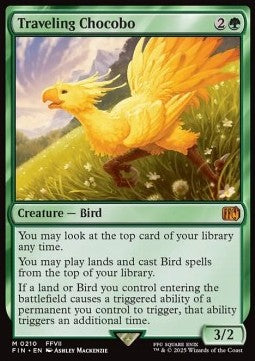 Traveling Chocobo⁣ - Magic: The Gathering - FINAL FANTASY⁣ (Mythic)⁣ [210]