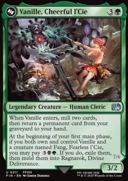 Vanille, Cheerful l'Cie // Ragnarok, Divine Deliverance⁣ - Magic: The Gathering - FINAL FANTASY⁣ (Uncommon)⁣ [211]