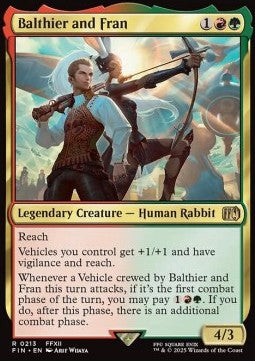 Balthier and Fran⁣ - Magic: The Gathering - FINAL FANTASY⁣ (Rare)⁣ [213]