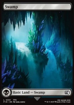 Swamp (V.2)⁣ - Magic: The Gathering - FINAL FANTASY⁣ (Land)⁣ [301]