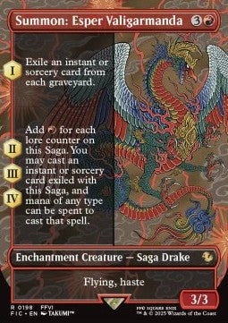 Summon: Esper Valigarmanda⁣ - Commander: Magic: The Gathering - FINAL FANTASY: Extras⁣ (Rare)⁣ [198]