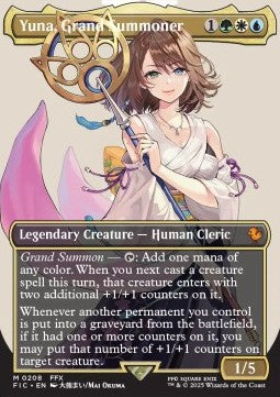 Yuna, Grand Summoner (V.2)⁣ - Commander: Magic: The Gathering - FINAL FANTASY: Extras⁣ (Mythic)⁣ [208]