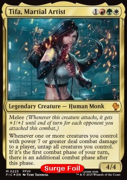 Tifa, Martial Artist⁣ - Commander: Magic: The Gathering - FINAL FANTASY: Collector's Edition⁣ (Mythic)⁣ [225]
