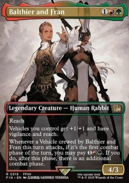 Balthier and Fran (V.1)⁣ - Magic: The Gathering - FINAL FANTASY: Extras⁣ (Rare)⁣ [319]