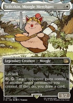 Stiltzkin, Moogle Merchant (V.1)⁣ - Magic: The Gathering - FINAL FANTASY: Extras⁣ (Rare)⁣ [327]