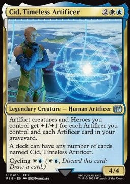 Cid, Timeless Artificer (V.9)⁣ - Magic: The Gathering - FINAL FANTASY: Extras⁣ (Uncommon)⁣ [415]