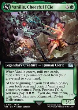 Vanille, Cheerful l'Cie // Ragnarok, Divine Deliverance (V.2)⁣ - Magic: The Gathering - FINAL FANTASY: Extras⁣ (Uncommon)⁣ [475]