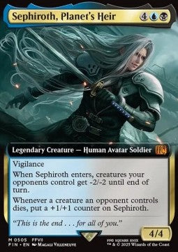 Sephiroth, Planet's Heir (V.1)⁣ - Magic: The Gathering - FINAL FANTASY: Extras⁣ (Mythic)⁣ [505]