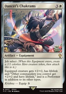 Dancer's Chakrams⁣ - Commander: Magic: The Gathering - FINAL FANTASY⁣ (Rare)⁣ [17]