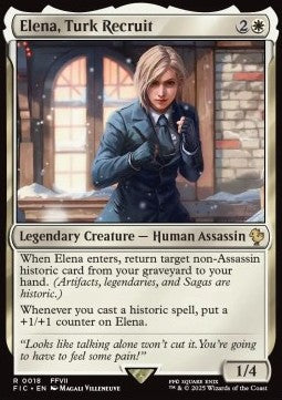 Elena, Turk Recruit⁣ - Commander: Magic: The Gathering - FINAL FANTASY⁣ (Rare)⁣ [18]