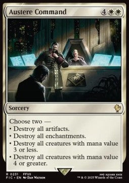 Austere Command⁣ - Commander: Magic: The Gathering - FINAL FANTASY⁣ (Rare)⁣ [231]