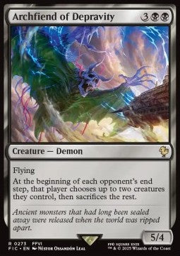 Archfiend of Depravity⁣ - Commander: Magic: The Gathering - FINAL FANTASY⁣ (Rare)⁣ [273]