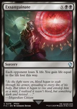 Exsanguinate⁣ - Commander: Magic: The Gathering - FINAL FANTASY⁣ (Uncommon)⁣ [276]