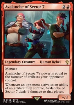 Avalanche of Sector 7⁣ - Commander: Magic: The Gathering - FINAL FANTASY⁣ (Rare)⁣ [53]