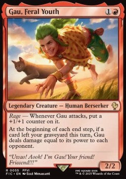 Gau, Feral Youth⁣ - Commander: Magic: The Gathering - FINAL FANTASY⁣ (Rare)⁣ [55]