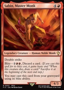 Sabin, Master Monk⁣ - Commander: Magic: The Gathering - FINAL FANTASY⁣ (Rare)⁣ [57]