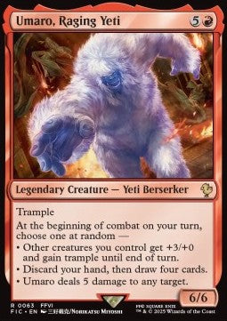 Umaro, Raging Yeti⁣ - Commander: Magic: The Gathering - FINAL FANTASY⁣ (Rare)⁣ [63]