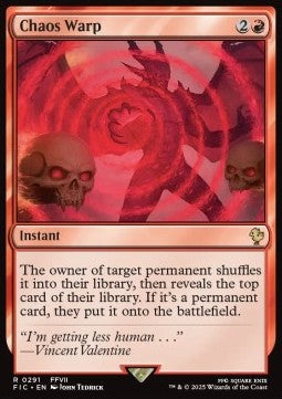 Chaos Warp⁣ - Commander: Magic: The Gathering - FINAL FANTASY⁣ (Rare)⁣ [291]