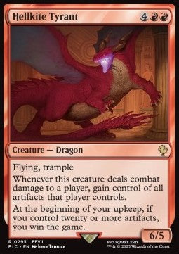 Hellkite Tyrant⁣ - Commander: Magic: The Gathering - FINAL FANTASY⁣ (Rare)⁣ [295]