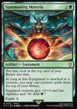 Summoning Materia⁣ - Commander: Magic: The Gathering - FINAL FANTASY⁣ (Rare)⁣ [72]