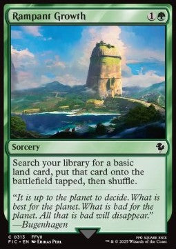 Rampant Growth⁣ - Commander: Magic: The Gathering - FINAL FANTASY⁣ (Common)⁣ [313]