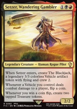 Setzer, Wandering Gambler⁣ - Commander: Magic: The Gathering - FINAL FANTASY⁣ (Rare)⁣ [93]