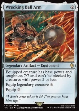 Wrecking Ball Arm⁣ - Commander: Magic: The Gathering - FINAL FANTASY⁣ (Rare)⁣ [100]