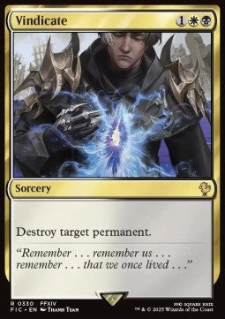 Vindicate⁣ - Commander: Magic: The Gathering - FINAL FANTASY⁣ (Rare)⁣ [330]
