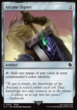 Arcane Signet (V.2)⁣ - Commander: Magic: The Gathering - FINAL FANTASY⁣ (Uncommon)⁣ [333]
