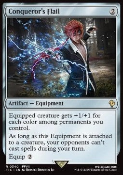 Conqueror's Flail⁣ - Commander: Magic: The Gathering - FINAL FANTASY⁣ (Rare)⁣ [340]