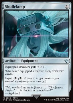 Skullclamp⁣ - Commander: Magic: The Gathering - FINAL FANTASY⁣ (Uncommon)⁣ [355]