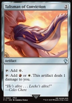 Talisman of Conviction⁣ - Commander: Magic: The Gathering - FINAL FANTASY⁣ (Uncommon)⁣ [363]