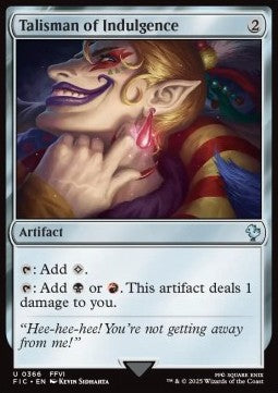 Talisman of Indulgence⁣ - Commander: Magic: The Gathering - FINAL FANTASY⁣ (Uncommon)⁣ [366]