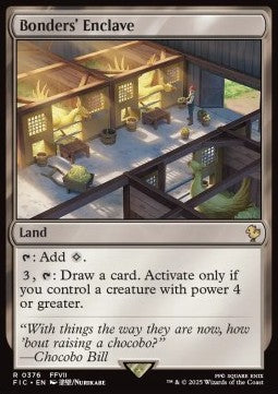Bonders' Enclave⁣ - Commander: Magic: The Gathering - FINAL FANTASY⁣ (Rare)⁣ [376]