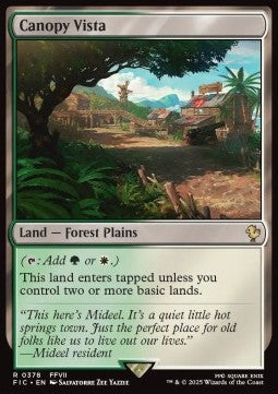 Canopy Vista⁣ - Commander: Magic: The Gathering - FINAL FANTASY⁣ (Rare)⁣ [378]
