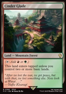 Cinder Glade⁣ - Commander: Magic: The Gathering - FINAL FANTASY⁣ (Rare)⁣ [380]