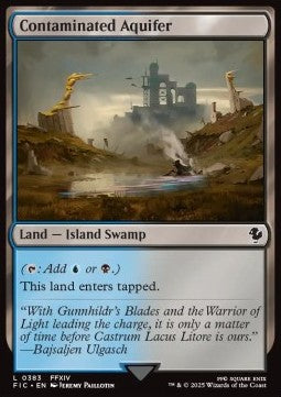 Contaminated Aquifer⁣ - Commander: Magic: The Gathering - FINAL FANTASY⁣ (Common)⁣ [383]