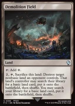 Demolition Field⁣ - Commander: Magic: The Gathering - FINAL FANTASY⁣ (Uncommon)⁣ [385]