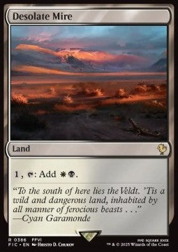 Desolate Mire⁣ - Commander: Magic: The Gathering - FINAL FANTASY⁣ (Rare)⁣ [386]