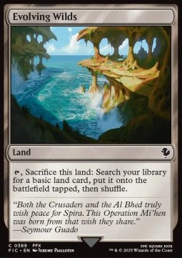 Evolving Wilds⁣ - Commander: Magic: The Gathering - FINAL FANTASY⁣ (Common)⁣ [389]