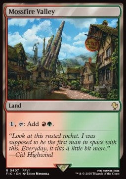 Mossfire Valley⁣ - Commander: Magic: The Gathering - FINAL FANTASY⁣ (Rare)⁣ [407]