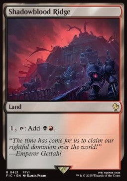 Shadowblood Ridge⁣ - Commander: Magic: The Gathering - FINAL FANTASY⁣ (Rare)⁣ [421]