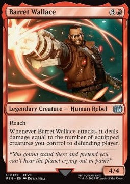 Barret Wallace⁣ - Magic: The Gathering - FINAL FANTASY⁣ (Uncommon)⁣ [129]