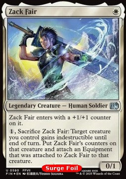 Zack Fair (V.2)⁣ - Magic: The Gathering - FINAL FANTASY: Extras⁣ (Uncommon)⁣ [580]