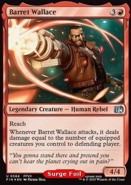 Barret Wallace (V.2)⁣ - Magic: The Gathering - FINAL FANTASY: Extras⁣ (Uncommon)⁣ [584]